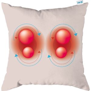 Comfy massagekussen met infrarood bordeaux - Massageartikelen kopen? | Lage  prijs | beslist.nl
