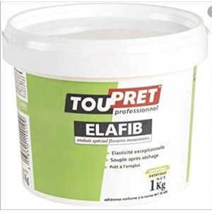 TOUPRET Elafib 1KG - Speciale coating voor het vullen van scheuren en gaten.