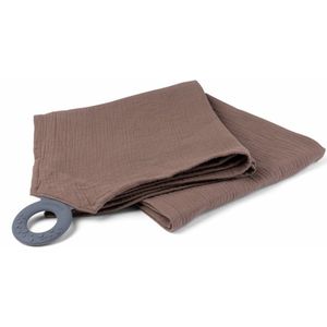 Doomoo Basics - Mom'n Play Tetra Chocolate - Veelzijdige borstvoedingsdoek - biokatoen