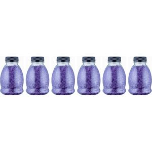 Claudius Badzout Lavendel - 375 gram - Fles met zwarte dop - Set van 6 stuks