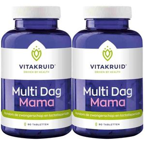 2x Vitakruid Multi Dag Mama 90 tabletten