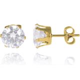 LGT Jewels Stud oorbellen Gold Edition Round-4mm