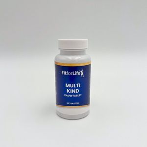 Fit for Life Multi kind - Multi vitaminen voor kinderen - Multi kids vitamine - Breed spectrum aan vitamines en mineralen - 90 kauwtabletten