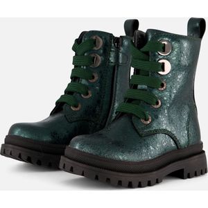 Shoesme New Tank Veterboots groen Leer - Dames - Maat 23