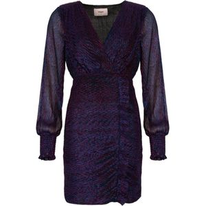 Freebird Dennie - Jurk - Feest - Blauw/Roze - S