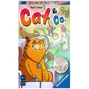 Ravensburger Pocketspel Cat & Co - Grappig kenmerkspel voor 2-5 spelers vanaf 6 jaar - Speelduur 15-20 minuten