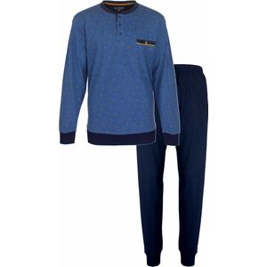 Paul Hopkins Heren Pyjama - Geprint Dessin - Licht Blauw - Maat L