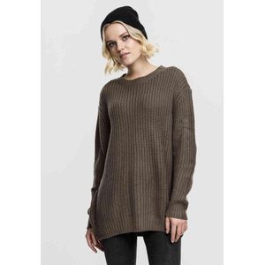 Urban Classics Sweater/trui -S- Basic Crew Groen/Groen