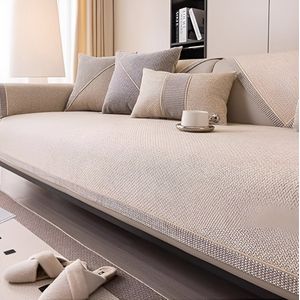 E-Shop4u® - Bankhoezen - D-Luxe Bankhoes - 110x160cm - Beige