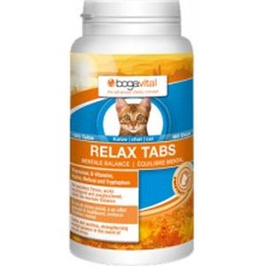 Bogar bogavital® Relax Tabs - Voedingssupplement voor katten - Versterkt de mentale balans - Inhoud 120 tabletten / 84 gram