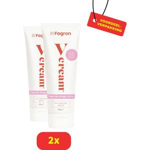 Fagron - V-Cream - Voor de Droge Vulva - 2 x 100g Voordeelverpakking