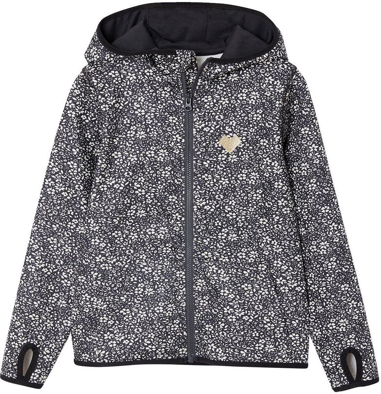 Sport - Sweatshirt - Meerkleurig - Met Rits en Bloemenprint - Technisch Materiaal