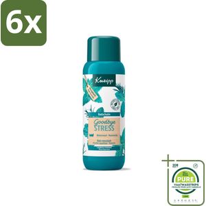 Kneipp - Badschuim - Goodbye Stress - Watermunt & Rozemarijn - 400 ml - Voordeelverpakking - 6 stuks - Badschuim - Ontspanning