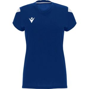 Macron - Oxygen Shirt - Korte Mouw - Royal / Wit
