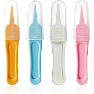 Inovra - 4 Stuks Plastic Neus Pincet voor Kinderen - Veilige Tool voor het Schoonmaken van de Neus - Rondbotige Pincet - Handige Oplossing voor Baby Snot