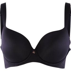 Royal Lounge - Women's Bra - Zwart - Seamless Minimizer - Cushioned Underwire