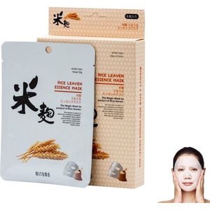 Mitomo Rice Leaven Tissue Masker - Gezichtsmasker - Sheet Masker - Gezichtsverzorging Dames