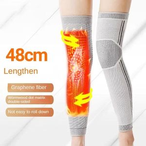 Verlengde Warme Knie Compressiebanden – Antislip Kniebescherming tegen Koude Benen, Kniepijn & Gewrichtsklachten – Voor Heren en Dames