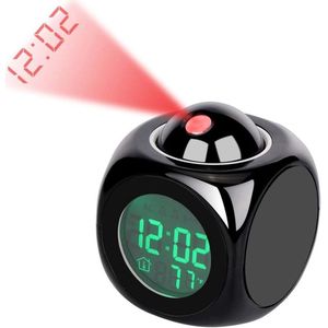 Solacis Wekkerradio Met Projectie - Wekkerradio - Digitale wekker - Wekkerradio kinderen - Wekker met projectie op plafond - Must have!