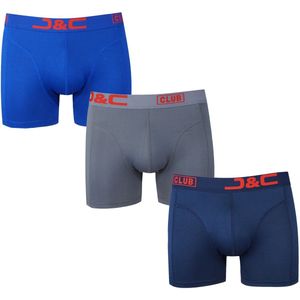 3-pack Heren Boxershorts J&C 4485 microfiber assorti - maat S