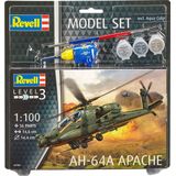 1:100 Revell 64985 AH-64A Apache - Model Set Plastic Modelbouwpakket