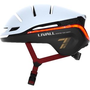 Livall EVO21 White Large - (Smart) fietshelm - SOS functie - LED richtingaanwijzers - Smart verlichting