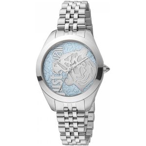 Just Cavalli JC1L210M0135 horloge vrouw - Roestvrij Staal - zilver