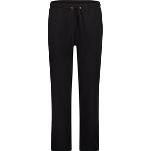 2ZiP katoenen joggingbroek met doorlopende ritsen - Dames - Zwart - XXL