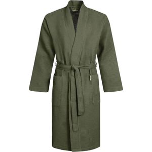 lichte katoenen badjas voor mannen met twee zakken