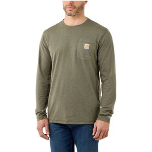Carhartt Longsleeve Force Flex Pocket T-Shirt L/S Basil Heather-XL