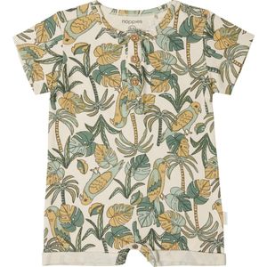Noppies Boys Playsuit Beach City allover print Jongens Kledingset - Whitecap Gray - Maat 50