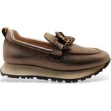 Hispanitas - Loafers - Grijs - Comfortabele Leren Instappers