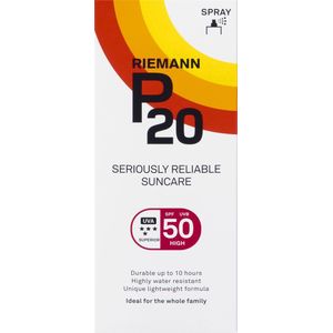 P20 SPF 50 - Zonnebrand Spray - Factor 50 - 200 ml