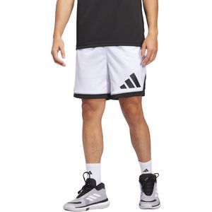 adidas Hombre ADIDAS BASKETBALL BADGE OF SPORT SHORT, white/black, XS 11 inch