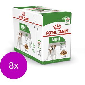 Royal Canin Shn Mini Adult Pouch - Hondenvoer - 8 x 12x85 g