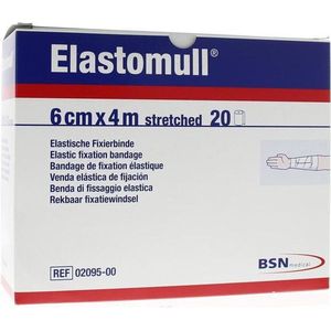 Elastomull - Fixatiewindsel - Wit - Viscose en Katoen - Verpakt per 20 Rollen