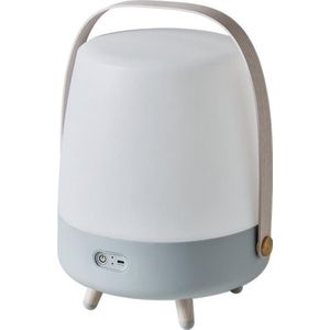 Kooduu Lite-Up PLAY Sky Blue - Draadloze Bluetooth Speaker en Deense Design LED- Lamp in één - tot ruim 10 uur wireless muziek streamen