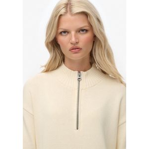 Superdry - Slouchy Knitted Half Zip - Trui - Losse Pasvorm