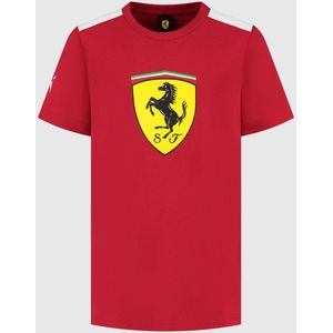 Ferrari Logo T-shirt Dark Cherry 2025 XL - Lewis Hamilton - Charles LeClerc