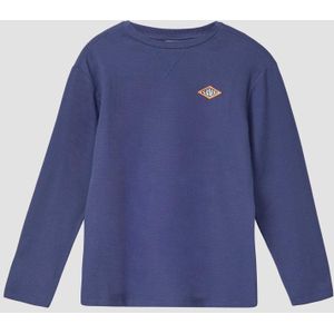 T-shirt - Lange Mouwen - Gestructureerde Top - Zware Jerseystof