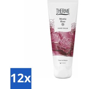 Therme - Mystic Rose - Handbalsem - Hydraterend - Verzorgend - 75ml - Voordeelverpakking - 12 stuks