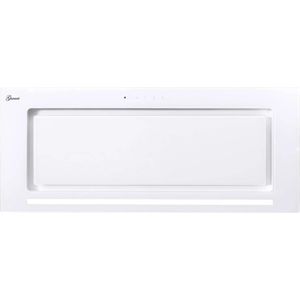 GURARI plafondluik GCH E 217 WH 70 Prime N+Slang, Afzuigkap 70 cm, in wit, wit glas, 1000m³/h