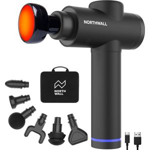 Northwall - Massage Gun Professioneel Prime - Massage Pistool - Inclusief Koffer en 7 Opzetstukken