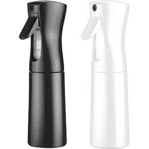 2-delige sprayflesset - voor haar - ultrafijne continue sprayfles - waterverstuiver - drukspuit - haar - planten - kapsalon - huidverzorging - reiniging - 20*6*6cm-200ml-Zwart+Wit