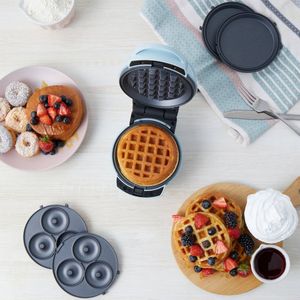 Petra 3 In 1 Wafelijzer – Donutmaker – Wafelijzer – Elektrisch Omeletijzer – Antiaanbaklaag – 400w