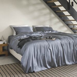 KOALA HUG Dekbedovertrek 100% Tencel lyocell, oceaan blauw 200x220 + 2 kussenslopen 60x70 – Temperatuurregulerend | Ventilerend & Absorberend | Anti-allergie & Hypoallergeen | Zacht voor huid & haar | 100% Plantaardig | Plasticvrij