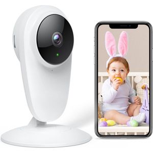 Babyfoon met Camera - Baby Monitor met Geluidsdetectie - Babyfoon met Camera en App - Wit