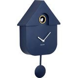 Karlsson Wandklok Modern Cuckoo - Blauw - 8.5x21.5x41cm - Wandklok Modern