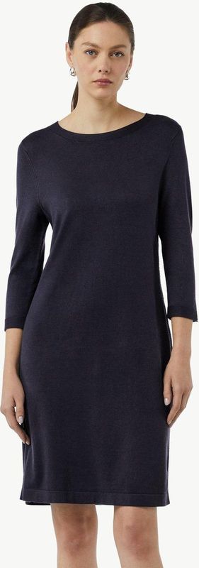 Korte Jurk - Donkerblauw - Fijn Gebreid