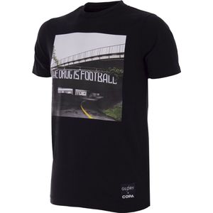COPA - Glory The Drug is Football T-Shirt - Heren - Zwart - XS